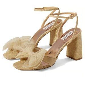 NWT Badgley Mischka Tess Embellished Bow Sandals